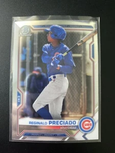 2021 Bowman Chrome Draft #BDC199 Reginald Preciado Cubs - Picture 1 of 2