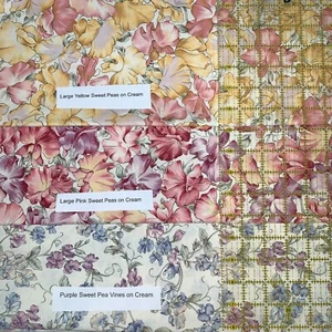More Vintage Rose and Hubble Original Flower Fairies 1 Fabric by the 1/2 yard - Picture 1 of 4