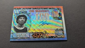 2022 Leaf Metal Basketball So Money Auto Shaedon Sharpe RC Rookie /7 - Picture 1 of 3