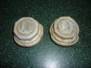 Rare Vintage 1922/25 Chrysler Grease Caps Center Caps - Bild 1 von 2