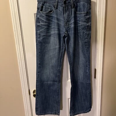 Pantalones de mezclilla elásticos ajustados Buffalo David Bitton Ash-X para hombre W30 L30 azul Foto 1 de 4