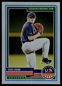 2023 Panini Stars & Stripes ROSS DUNN SILVER PRIZM #66 - Picture 1 of 2