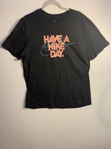 NIKE Have a Nike Day T-Shirt Gr. XL schwarz türkis pink Futura Max Elite - Bild 1 von 3