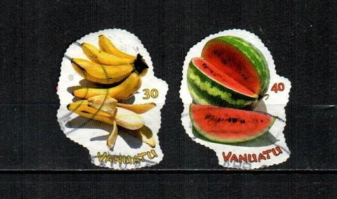VANUATU Scott's 924-25 ( 2v ) Fruit F/VF Used ( 2007 ) #1 Cover