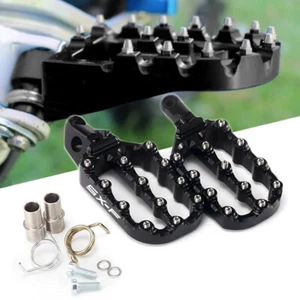Aluminum Wide Billet Footrest Footpeg For   SXF 250 350 450 SX-F 2016-2020 - Picture 1 of 21