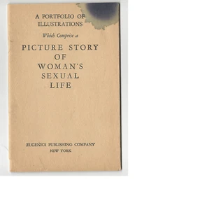 1934 RARE Portfolio of Illustrations: A Picture Story of Woman's Sexual Life - Picture 1 of 4