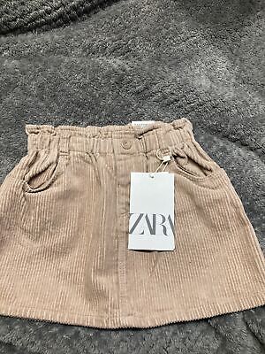 Bnwt Zara Cord  Paper Bag Skirt Age 3/4! Years • 11.59€