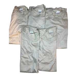 Vintage NOS Lot Of 5 Screen Stars Blank T-Shirts Youth 14-16 single stitch BEIGE - Picture 1 of 7