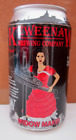 KEWEENAW Brewing Company Widow Maker BEER BLACK ALE CAN Bottom Opened Man Cave