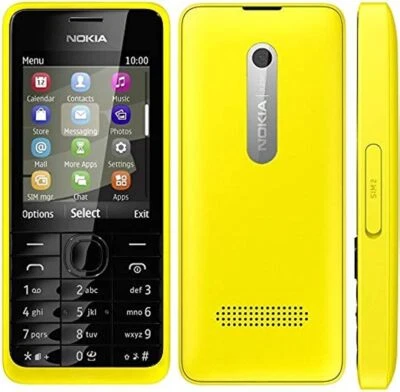 Original NOKIA 301 Single SIM 3.15MP Bluetooth MP3 Unlocked 3G 2.4" Mobile Phone - Image 1 of 4