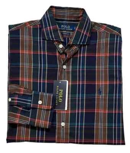$115 Polo Ralph Lauren Pony Tartán Cuadros Calce Clásico Trabajo Vacaciones Vestido Camisa S - Imagen 1 de 6