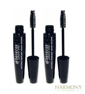 2 x Benecos Vegan Volume Natural Mascara, Magic Black - Picture 1 of 2