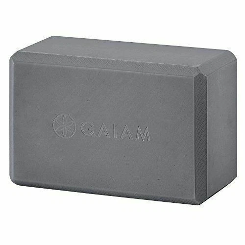 Gaiam Foam Yoga Blocks Storm Gray in Plastic 2ea