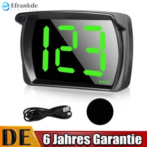 Universal Auto GPS HUD Digital Tachometer KMH Head Up Display Große Schrift DE - Bild 1 von 8