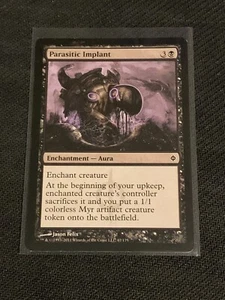 Magic the Gathering New Phyrexia Parasitic Implant - Picture 1 of 2
