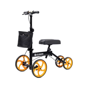 Elenker MT-9253 Upgraded Portable Steerable Knee Scooter Up To 300 Lbs New - Picture 1 of 7
