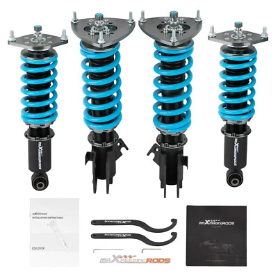 Juego de suspensión MaXpeedingrods Coilovers ajustable Altura para Subaru Impreza WRX 08-14 Foto 1 de 4