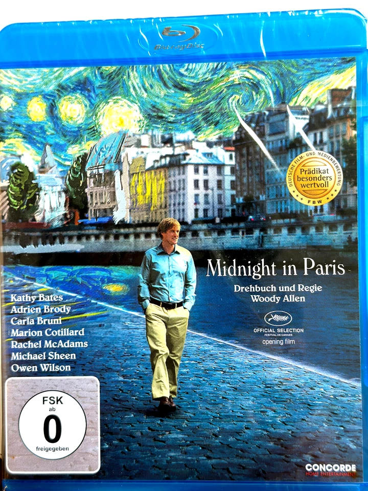 Midnight in Paris -  Woody Allen- BluRay NEU OVP D68 - Bild 1 von 1