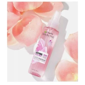NIP Garnier SkinActive Soothing Rose Water Facial Mist 4.4oz. Self Care VEGAN - Picture 1 of 5