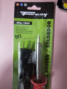 Forney Corded Soldering Iron Nickel Tip 30W 120V 59021 -A102 - Picture 1 of 4