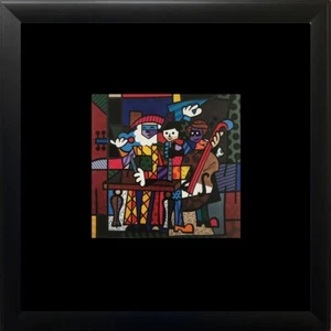 Romero Britto - 'Spanish Sensations' • Maßgeschneiderter gerahmter mattierter Kunstdruck - Bild 1 von 1