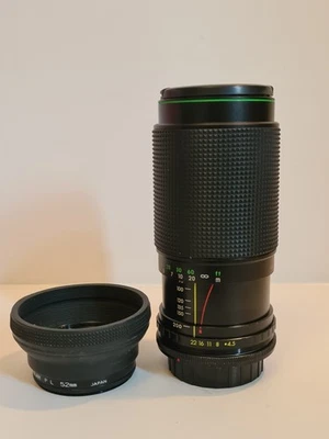 Hanimex MC Auto Zoom 80-200mm f=1:4.5 52mm C-Macro Lens,  Canon FD Mount.   - Image 1 of 4