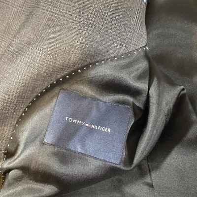 Tommy Hilfiger Mens Two Button Blazer Wool Blend Sport Coat Jacket Size 46R - Image 1 of 4