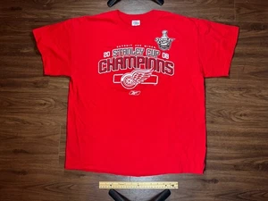 2008 Detroit Red Wings Stanley Cup Champions T-Shirt - Größe Large - Bild 1 von 20