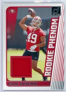 2024 Panini Donruss Isaac Guerendo #RPJ-IGU Rookie RC Phenom Maglia Patch 49ers - Foto 1 di 2