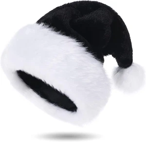 Nikolausmützen grün-weiß Nikolausmützen für Erwachsene Unisex Velvet Touch Komfort... - Bild 1 von 7