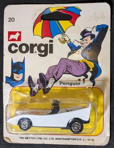 Corgi 1979 PENGUIN CAR #20 Batman 55079 1:64 Diecast - NEW Fair cond. - Picture 1 of 9