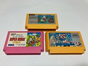 Super Mario Bros USA+3+1 Greatest Titles Lot Nintendo Famicom FC D Japan import