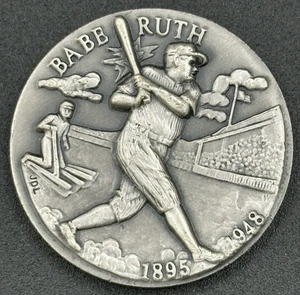 Babe Ruth (1895) 36.99g 0.999 Fine Silver - Longines Symphonette Medal - Picture 1 of 4
