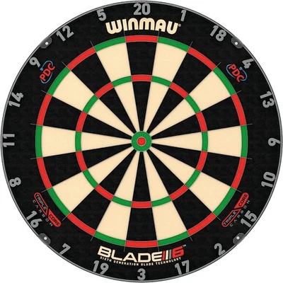 Winmau Dartboard Blade 6 Triple Core Carbon PDC | Dartscheibe Dart Scheibe Steel - Bild 1 von 4