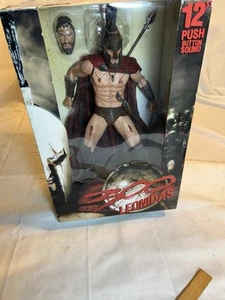 NECA 300 King Leonidas 12" Figur Neu in OVP mit Soundfilm Rollenspielzeug - Bild 1 von 12