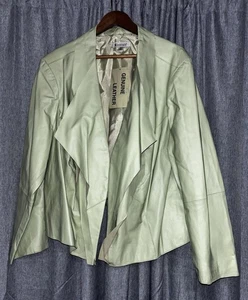 Römer Damen Lederjacke hellgrün Lederjacke 26W - Bild 1 von 3