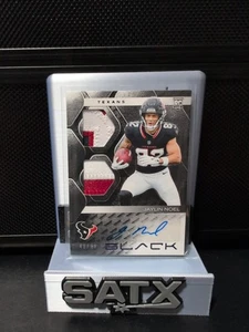 Parche de 3 colores NFL 2025 Panini negro Jaylin Noel sin RSM-JNL RPA/99 Texans - Imagen 1 de 3