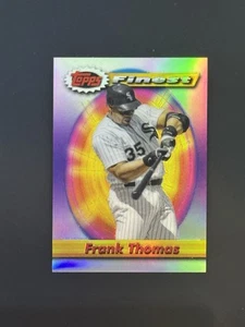 2021 Topps Finest Flashbacks Refractor SP Frank Thomas #201 HOF - Bild 1 von 2