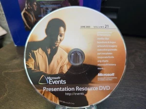 ULTRA RARE: Microsoft Presentation Resource DVD 6/2003 (Windows Longhorn Info!) - Picture 1 of 1