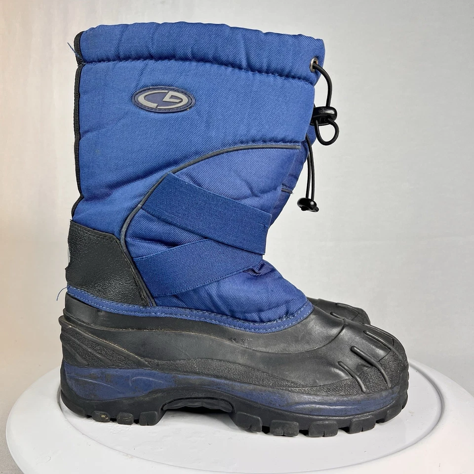 Botas de nieve Thermolite C9 By Champion para niños talla 5,5 negras y azules usadas en excelente estado (mujeres 7,5) Foto 1 de 4