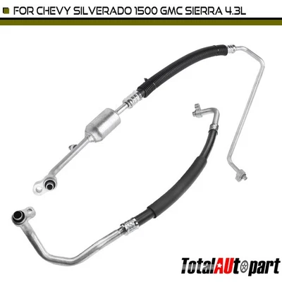 Línea de succión y descarga de aire acondicionado para Chevy Silverado 1500 2008 2013 GMC Sierra 4,3 L Foto 1 de 4