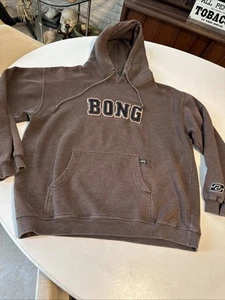 Vintage Y2K Billabong BONG Hoodie Sweatshirt Skater Grunge Faded Size Medium - Picture 1 of 13