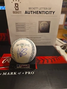 Autógrafo firmado por Albert Pujols Auto Béisbol 2001 All Star Salón de la Fama 1er - Imagen 1 de 4