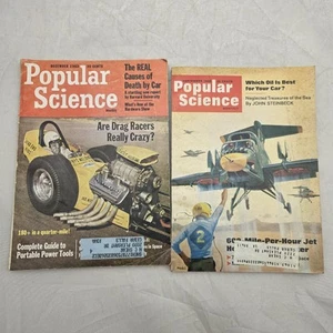 Popular Science Magazine Drag Racing 1963 Dec 1966 Sep Indy Lot Fuel Dragster - Picture 1 of 15