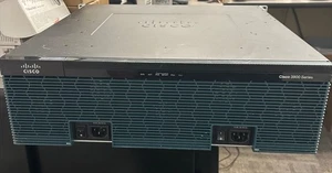 Cisco 3945 3900 Series Integrated Service Router CISCO3945/K9 + C3900-SPE150/K9 - Picture 1 of 2