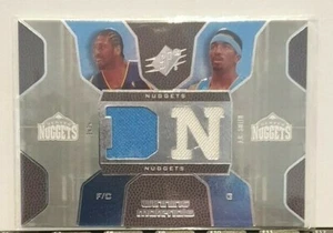 2007-08 SP Winning Materials Nene/J.R. Tarjeta de jersey doble Smith - Denver Nuggets - Imagen 1 de 1