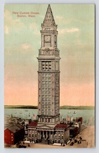 Nueva postal Custom House Boston Massachusetts c1910 de colección DB UNP - Imagen 1 de 2