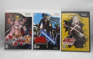 Nintendo Wii NO MORE HEROES 1, 2 & Onechanbara Revolution 3Games Japan import - Picture 1 of 10