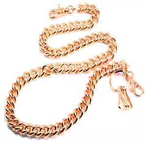 Base forte guinzaglio pesante motociclista camionista chiave jeans portafoglio catena (23") oro NCS121G - Foto 1 di 7