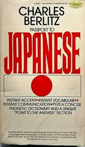Passport to Japanese by Charles Berlitz (Paperback, 1985) - Picture 1 of 1